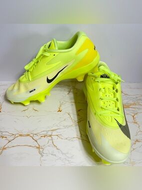 Nike Diamond Standout MCS Baseball Cleats Volt Ice Lime Size 11 II7344-700h